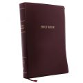 078521562X | KJV Super Giant Print Reference Bible Comfort Print Burgundy Leatherflex