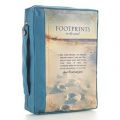 6006937131569 | Bible Cover Footprints Large