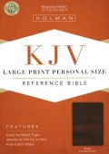 1433606224 | KJV Large Print Personal Size Reference Bible, Brown LeatherTouch, Thumb-Indexed