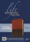 1414375484 | KJV Life Application Study Bible Brown Tan TuTone Indexed