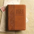 1432102435 | KJV Mini Pocket Bible Tan LuxLeather