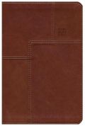 1414381085 | NLT Every Man's Bible Deluxe Messenger Edition-Layered Brown LeatherLike