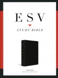 1433567024 | ESV Large-Print Study Bible Genuine leather, black (indexed)