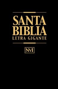 Spanish NIV Giant Print Bible Black Imitation Leather | The Bible Source